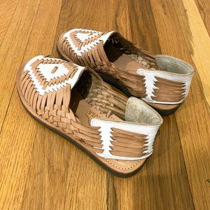 Chamula Open-Toe Huarache Sandals